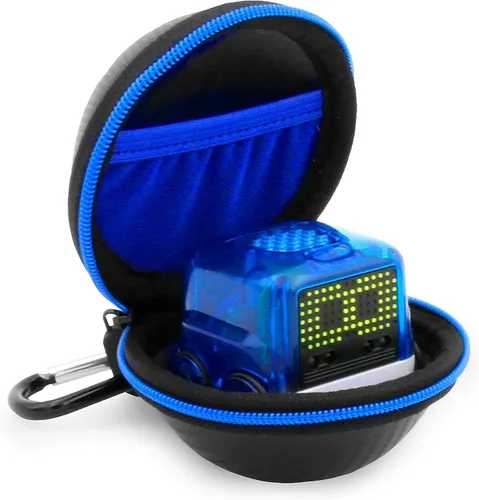 Vista 8 de CASEMATIX Funda de viaje compatible con Novie Robot Interactive Smart Robot - Funda protectora de transporte de juguete con construcción de carcasa