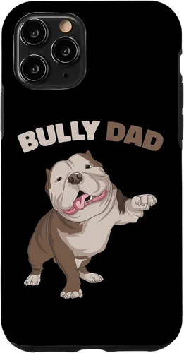 Vista 29 de American Bully Dad Dog Owner Father Funny Men Case for iPhone 17