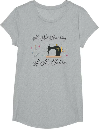 Vista 90 de It's Not Hoarding If Its - Camiseta de costura para acolchado, Blanco, S