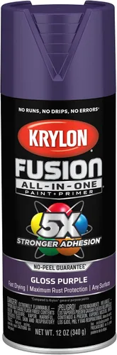 Vista 65 de Krylon Fusion - Pintura en aerosol adhesiva todo en uno para uso en interiores y exteriores, 12 onzas, vidrio de playa