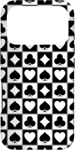 Vista 30 de Playing Card Suit, Hearts, Spades, Diamonds, Clubs, Poker Case for iPhone 17