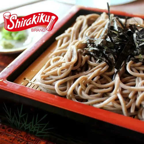Vista 5 de Shirakiku Style Zaru Soba - Fideos instantáneos de trigo sarraceno seco japonés con sabor a ñame, contiene harina de trigo, fideos asiáticos fáciles
