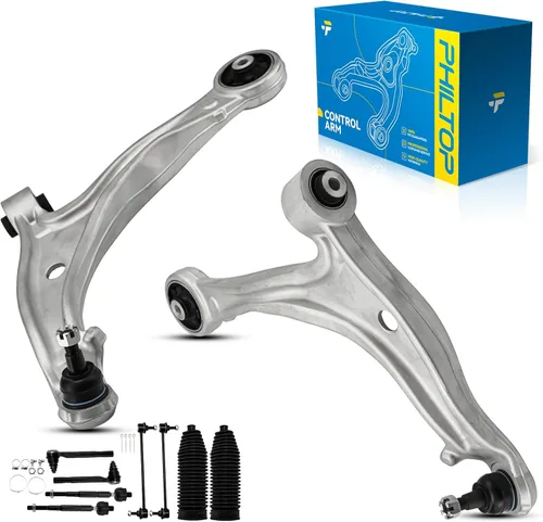 Vista 40 de PHILTOP Kit de suspensión delantera de 10 piezas, brazos de control inferiores con juntas de bola, eslabones de extremo de barra estabilizadora