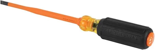 Vista 10 de Klein Tools 6926INS - Destornillador aislante, fabricado en Estados Unidos, punta de perfil delgado de 1000 V, destornillador de gabinete de 1/4