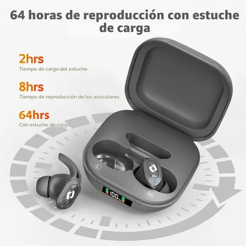 Vista 6 de Auriculares inalámbricos Bluetooth Auriculares estéreo con micrófono
