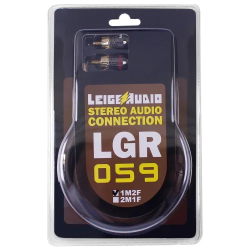 Vista 6 de Conector divisor adaptador RCA Y de 1 pie 1 macho a 2 hembra (paquete de 2) (1 macho a 2 hembra)