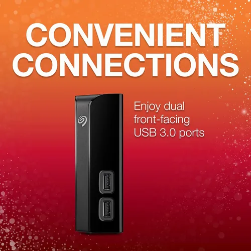 Vista 4 de Núcleo para copia de seguridad Seagate Plus, Negro