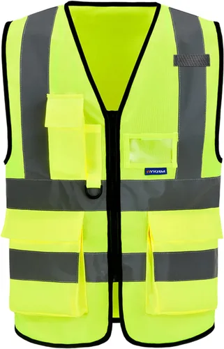 Vista 12 de XS Chaleco de seguridad negro para mujer XS