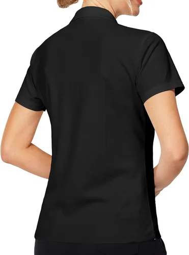 Vista 2 de Casei Camisas polo para mujer, camisas de golf, secado rápido, absorben la humedad, polo blanco y negro