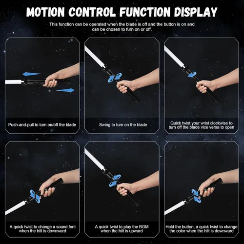 Vista 7 de Dueling Lightsaber, Smooth Swing, RGB, Aluminum Hilt Saber for Adults Gift