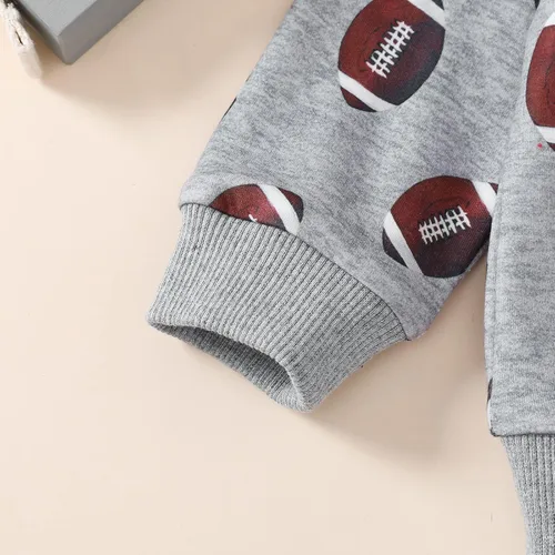 Vista 4 de Conjunto de sudadera de calabaza y pantalón para bebé y niño, de manga larga