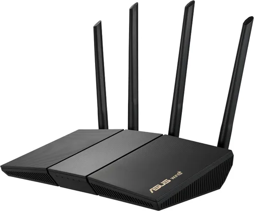 Vista 9 de [Usado] ASUS Router AX3000 WiFi 6 (RT-AX57) - Router de Internet inalámbrico Gigabit de doble banda, juegos y transmisión, compatible con AiMesh