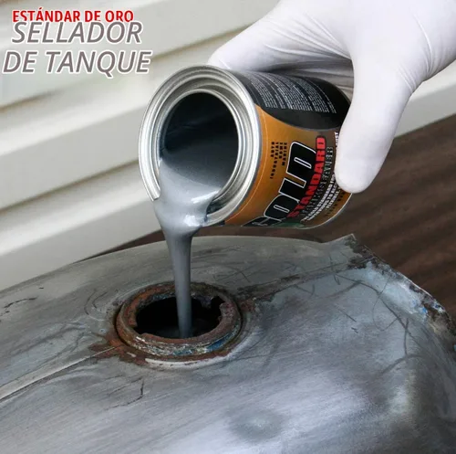 Vista 3 de KBS Coatings Sellador de tanque estándar dorado 5200, 8 onzas líquidas, plateado