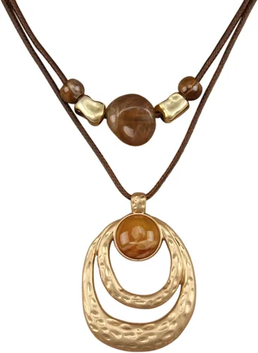 Vista 23 de Collares bohemios para mujer, colgante largo de madera, collar vintage, collar de cadena de suéter, joyería hecha a mano Collar de cuentas