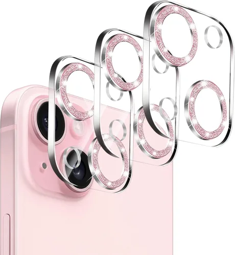 Vista 68 de Dengduoduo Paquete de 3 protectores de lente de cámara de vidrio templado para iPhone 15 de 6.1 pulgadas y para iPhone 15 Plus de 6.7 pulgadas