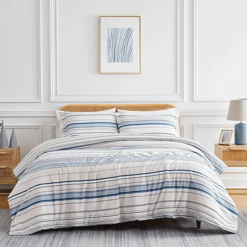 Vista 36 de Southshore Fine Living, Inc. Juego de funda de edredón tamaño extra grande individual/XL, ropa de cama de microfibra cepillada premium de fácil