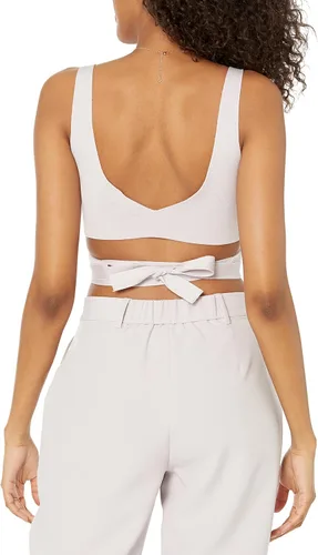Vista 2 de The Drop Malika Bralette cruzado para mujer