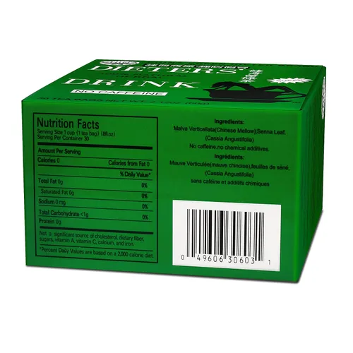 Vista 2 de Té Verde China Dieters de Uncle Lee - Té Desintoxicante con Laxante de Senna, Alivio del Estreñimiento para Adultos, Apoya un Peso Saludable, Bolsas