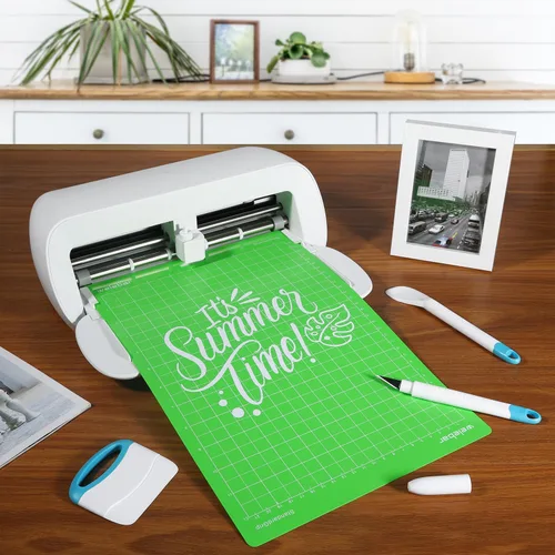 Vista 5 de Alfombrillas de corte de 8.5 x 12 pulgadas compatibles con Cricut Joy Xtra, paquete de 3 alfombrillas de corte antideslizantes adhesivas estándar