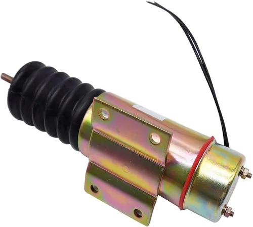 Vista 2 de Solenoide de apagado de combustible D513-A32V12 D513A32V12 2001-12E2U1 2 cable 12v reemplaza a Trombetta