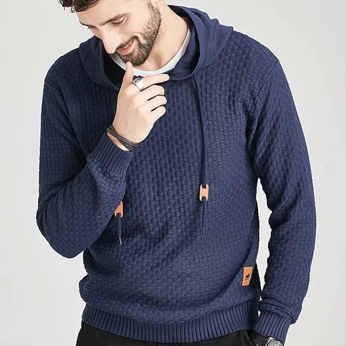 Vista 5 de Shiyingl Plaid Printed Sweatshirt for Men Casual Long SLeeve Waffle Pullover Patchwork Breathable Running Workout Blouse Tops