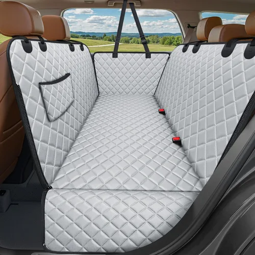 Vista 23 de URPOWER Funda de asiento para perro, hamaca 100% impermeable, 600D, resistente, a prueba de arañazos, antideslizante, duradera, suave