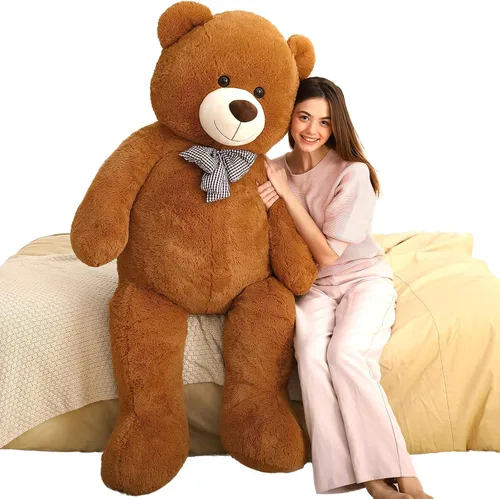 Vista 36 de MaoGoLan Oso de Peluche Teddy Gigante, Animal de Peluche Grande de Tamaño Real, 5 Pies, Suave y Esponjoso Gran Regalo de Oso Teddy para Baby Shower