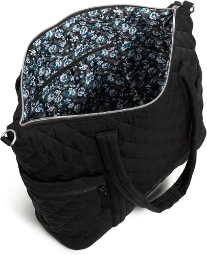 Vista 3 de Vera Bradley Bolsa de mano grande de sarga de alto rendimiento