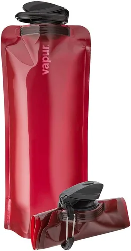 Vista 15 de Vapur Botella Flexible y Plegable de Boca Ancha Anti-Botella con Mosquetón Desmontable, Hidratación Conveniente y Portátil para Viajes y Aventuras