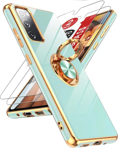 Vista 144 de LeYi Funda para iPhone XR: con Protector de Pantalla de Vidrio Templado [Paquete de 2] Soporte de Anillo Giratorio de 360°, Soporte Magnético