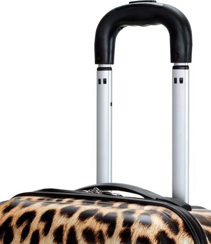 Vista 13 de Rockland - Equipaje Safari con carcasa rígida y ruedas, Leopard), F196-LEOPARD