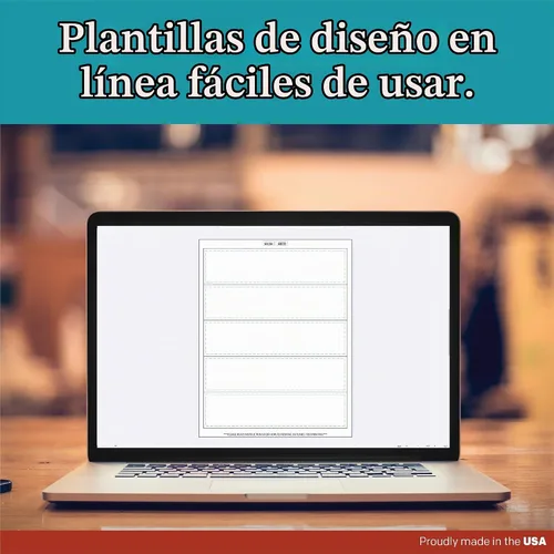 Vista 3 de Premium Label Supply - Etiquetas adhesivas blancas mate para botellas de agua – NO impermeables – 8 x 2 pulgadas/20.32 x 5.08 cm – Compatibles