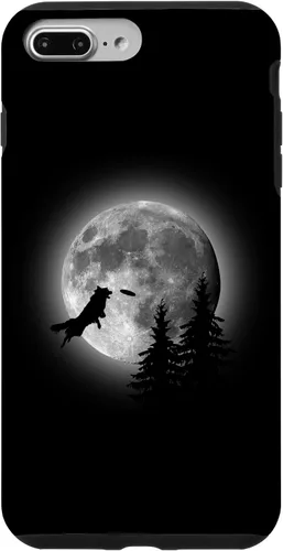 Vista 12 de Border Collie Catching Frisbee Moon Case for iPhone 16