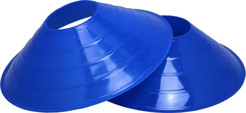 Vista 3 de BlueDot Trading Conos de disco de alta visibilidad para deportes, entrenamiento de agilidad, fútbol, fútbol, marcadores de cono de campo