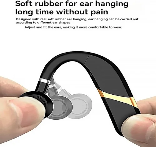 Vista 3 de Auriculares inalámbricos Bluetooth con micrófono, auricular único