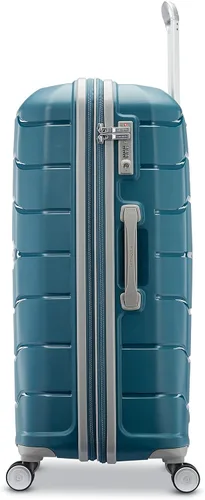 Vista 70 de Samsonite Freeform – Maleta rígida, expandible con ruedas dobles giratorias, Blanco
