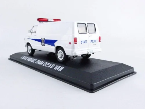 Vista 3 de Greenlight 86599 1980 Dodge Ram B250 Van - Policía Estatal de Indiana Escala 1:43