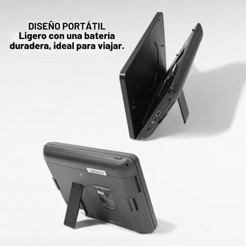 Vista 9 de Proscan Elite 10.1" 1280x800 IPS, Quad Core Tablet/DVD portátil Combo 2GB/32GB Almacenamiento Android 11, cámara frontal de 2 mp, 1 puerto HDMI