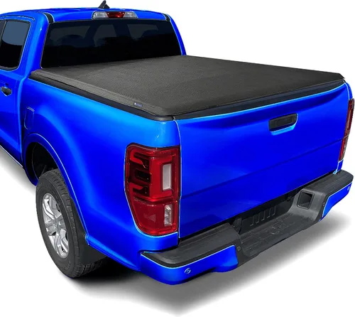 Vista 14 de Tyger Auto T1X - Cubierta tonneau de tela enrollable suave compatible con Ford Ranger 2019-2023 Caja de 5 pies (61 pulgadas) TG-BC1F9066X Blanco