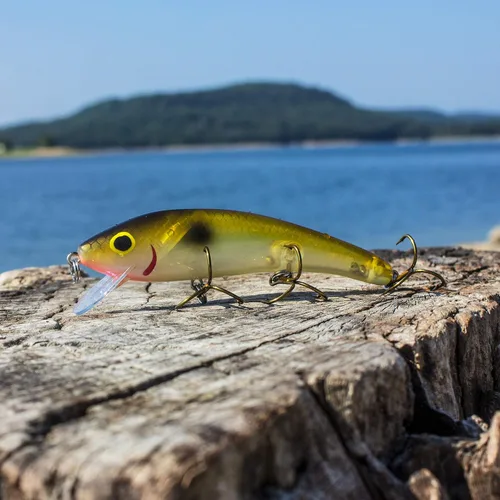 Vista 5 de Cotton Cordell Ripplin' Red Fin Crankbait - Señuelo de pesca, 4 1/2 pulgadas, 3/8 onzas