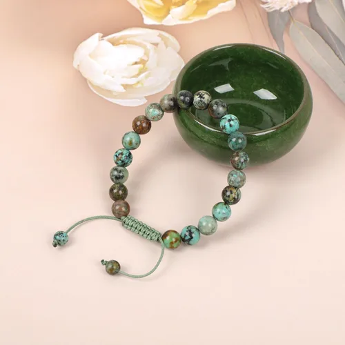 Vista 143 de AD Beads Pulseras de piedras preciosas unisex de 0.315 pulgadas (0.315 in), macramé curativo ajustable de 7 a 9 pulgadas Usa esta pulsera