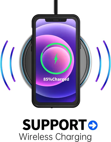 Vista 9 de BEASTEK NRE Series - Funda impermeable para Apple iPhone 12, a prueba de golpes, con certificación IP68, con protector de pantalla integrado, funda