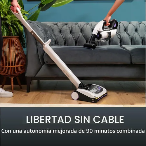 Vista 2 de Gtech Paquete de Aspiradora System Platinum - Incluye la Aspiradora Vertical AirRam Platinum y la Aspiradora de Mano Multi Platinum - Batería