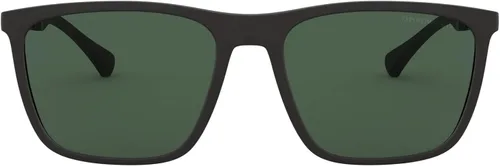 Vista 2 de Emporio Armani Gafas de sol redondas de moda para hombre