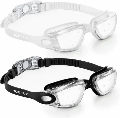 Vista 18 de Gafas de natación: paquete de 2 gafas de natación antivaho, sin fugas, protección UV, para adultos, hombres, mujeres, jóvenes
