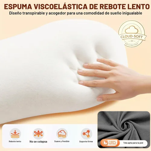 Vista 7 de Almohada masajeadora de cuello inalámbrica 3 en 1 con calor, masajeador