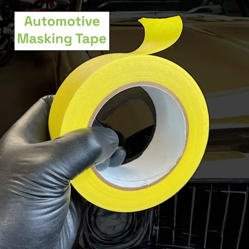 Vista 5 de LiME LiNE Cinta amarilla semitransparente de 2" que enmascara y transfiere para la pintura de encargo automotriz