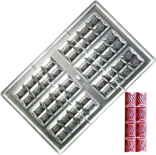 Vista 29 de Molde de policarbonato para chocolate, molde de caramelo de bricolaje, utensilios para hornear de plástico duro transparente, herramientas de 1