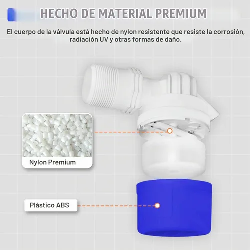 Vista 4 de Válvula de flotador de agua de 1" para tanque de agua, canales de agua
