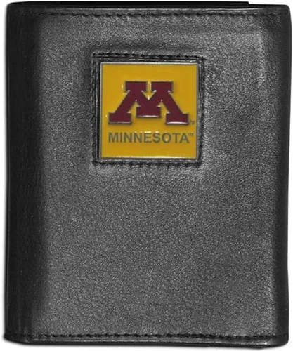 Vista 13 de Siskiyou Sports NCAA - Cartera de cuero de tres pliegues